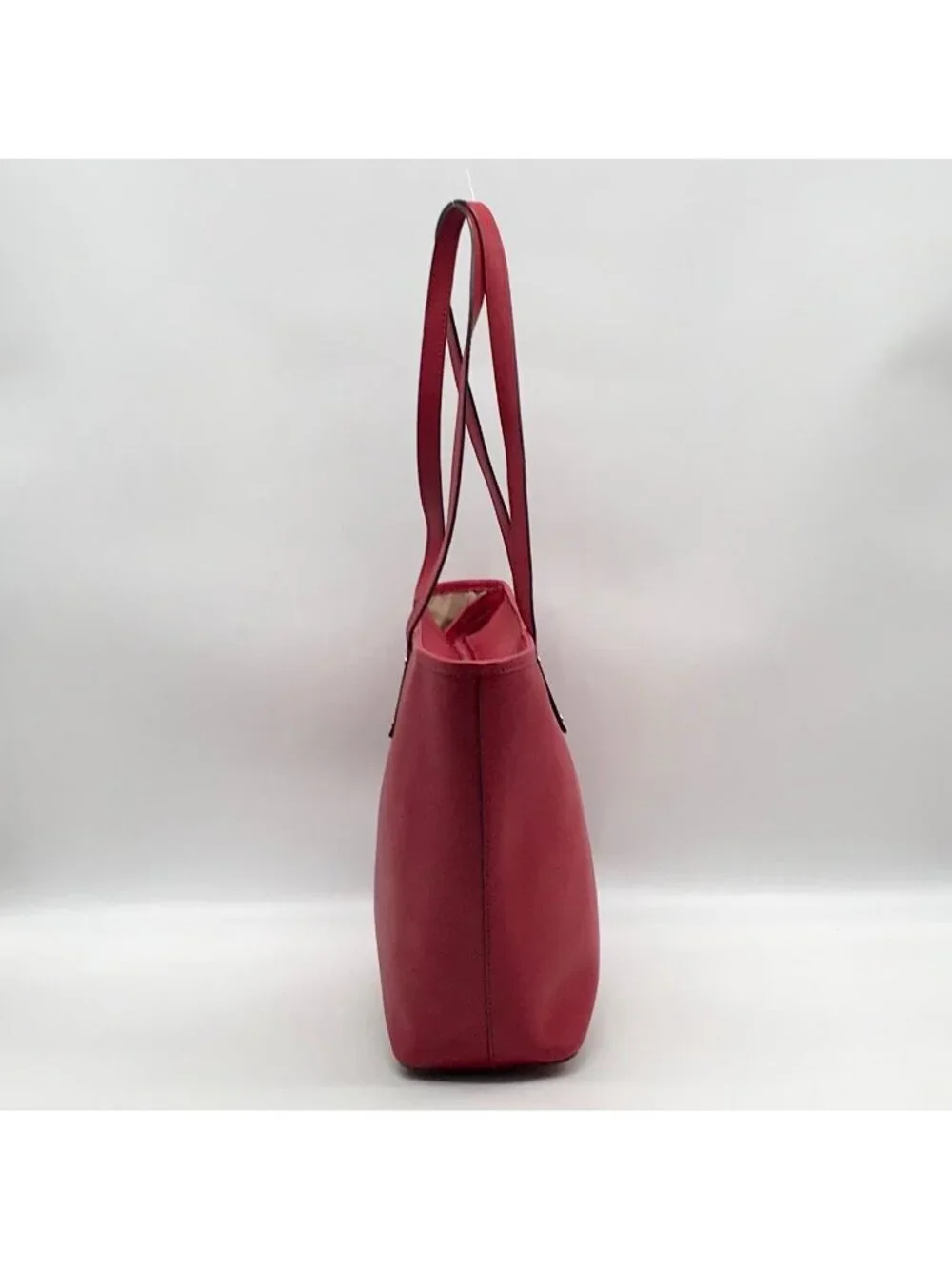 Michael Kors Jet Set Red Saffiano Leather Tote